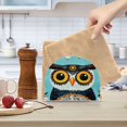 thumbnail image 1 of Qxltty Big Head Owl Acrylic Napkin Holder Set of 1 Transparent Dining Table Kitchen Cafeteria Home Decor 4.1x4.9x1.97in, 1 of 9