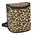 thumbnail image 1 of Qxltty Brown Leopard Car Trash Can with Lid Vehicle Backseat Hanging Leak Proof Storage Bin, 1 of 7