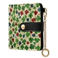 thumbnail image 1 of Qxltty Colorful Clover Ladies Wallet Rfid Slim Thin Compact Credit Card Women Wallet Zipper Coin Pocket and ID Window for Female Gifts, 1 of 8
