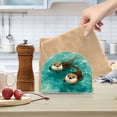 thumbnail image 1 of Qxltty Cute Otter Acrylic Napkin Holder Set of 1 Transparent Dining Table Kitchen Cafeteria Home Decor 4.1x4.9x1.97in, 1 of 9