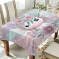 thumbnail image 1 of Qxltty Cute Unicorn Square Tablecloth 54×54in Thick Wrinkle Resistant Heat Proof Durable Table Cover for Dining Table, 1 of 9