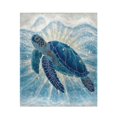 thumbnail image 1 of Qxltty Deep Blue Sea Turtle Soft Cozy Fluffy Blankets for Couch Sofa Chair Bed Camping Picnic Travel Lightweight Bed 50×60inch, 1 of 7
