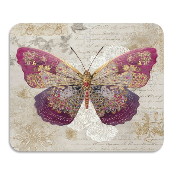 Qxltty Dreamy Butterfly Dish Drying Mat Coffee Bar Mats Rubber Backed Absorbent Fit Under Pot and Dishes Racks 15.7x11.8in