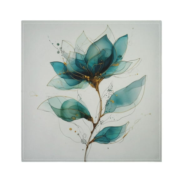 Qxltty Fantasy Flower Napkins 20×20in Perfect for Parties Dinners Weddings Cocktail Housewarming Cloth Napkins Set of 6