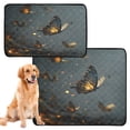 thumbnail image 1 of Qxltty Fire Butterfly Cat litter Pads Pet Set of 2 Diaper Mats Center Anti-leakage Layer Absorbent Soft and Comfortable, 1 of 7