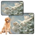 thumbnail image 1 of Qxltty Funny Cat Cat litter Pads Pet Set of 2 Diaper Mats Center Anti-leakage Layer Absorbent Soft and Comfortable, 1 of 7