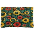 thumbnail image 1 of Qxltty Geometric Circle Figure Ped Pad Wear-resistant and Hard to Bite Through Sleeping Pad for Small Medium Large Dogs Winter Pet Bed 36×24in, 1 of 6