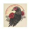 thumbnail image 1 of Qxltty Illustration Of A Vulture with Red Roses on Its Back Napkins 20×20in Perfect for Parties Dinners Weddings Cocktail Housewarming Cloth Napkins Set of 6, 1 of 8