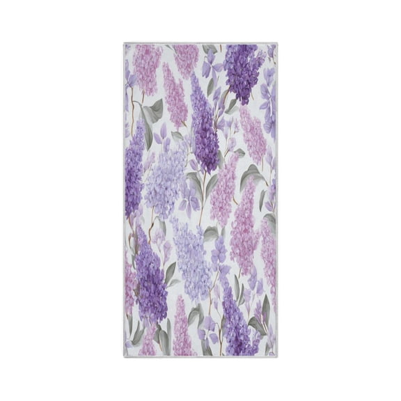 Qxltty Lavender Ultra-Thin Lightweight Towel Quick-Dry Absorbent Portable Towel Ideal for Camping Running Cycling Gym Use
