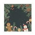 thumbnail image 1 of Qxltty Merry Christmas Napkins 20×20in Perfect for Parties Dinners Weddings Cocktail Housewarming Cloth Napkins Set of 6, 1 of 8