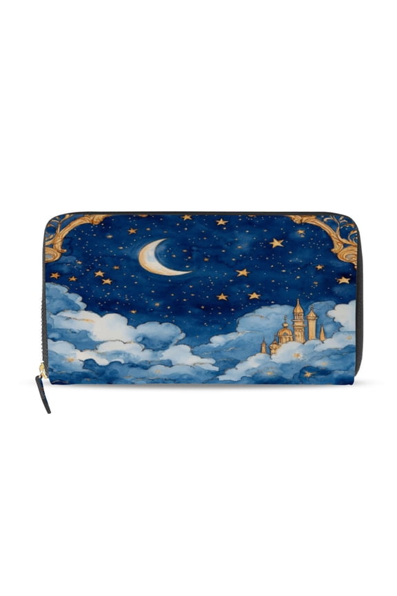 Palace Of Fantasy Women's Leather Wallet Fashion Retro Multi Card Holder with Cell Phone Pocket Mothers Day Gifts