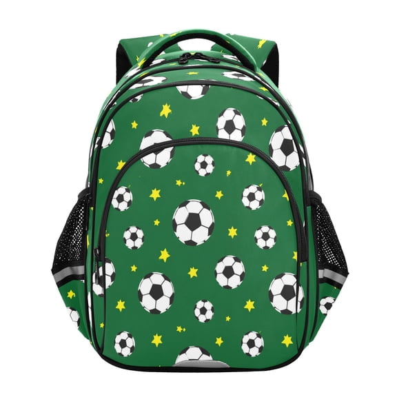 Qxltty Sports Soccer Backpack Lightweight Multi Pocket Daypack Reflective Bookbag with Adjustable Straps