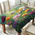 thumbnail image 1 of Qxltty Spring Wildflowers Square Tablecloth 54×54in Thick Wrinkle Resistant Heat Proof Durable Table Cover for Dining Table, 1 of 9