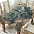 thumbnail image 1 of Qxltty Steam Octopus Square Tablecloth 60×120in Thick Wrinkle Resistant Heat Proof Durable Table Cover for Dining Table, 1 of 9