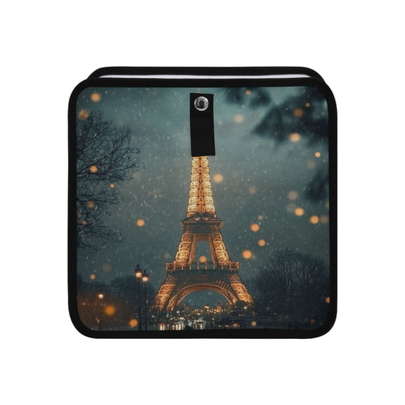 Qxltty The Tower Of Paris Car Dumpster Collapsible Rear Seat Suspension Trash for Front Seat Center Console in Vehicle