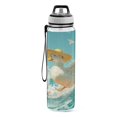 thumbnail image 1 of Qxltty White Duck Water Bottle 32 oz with Straw BPA Free Reusable Fitness Sport Bottle Perfect for Travel School Outdoors and Gym, 1 of 7