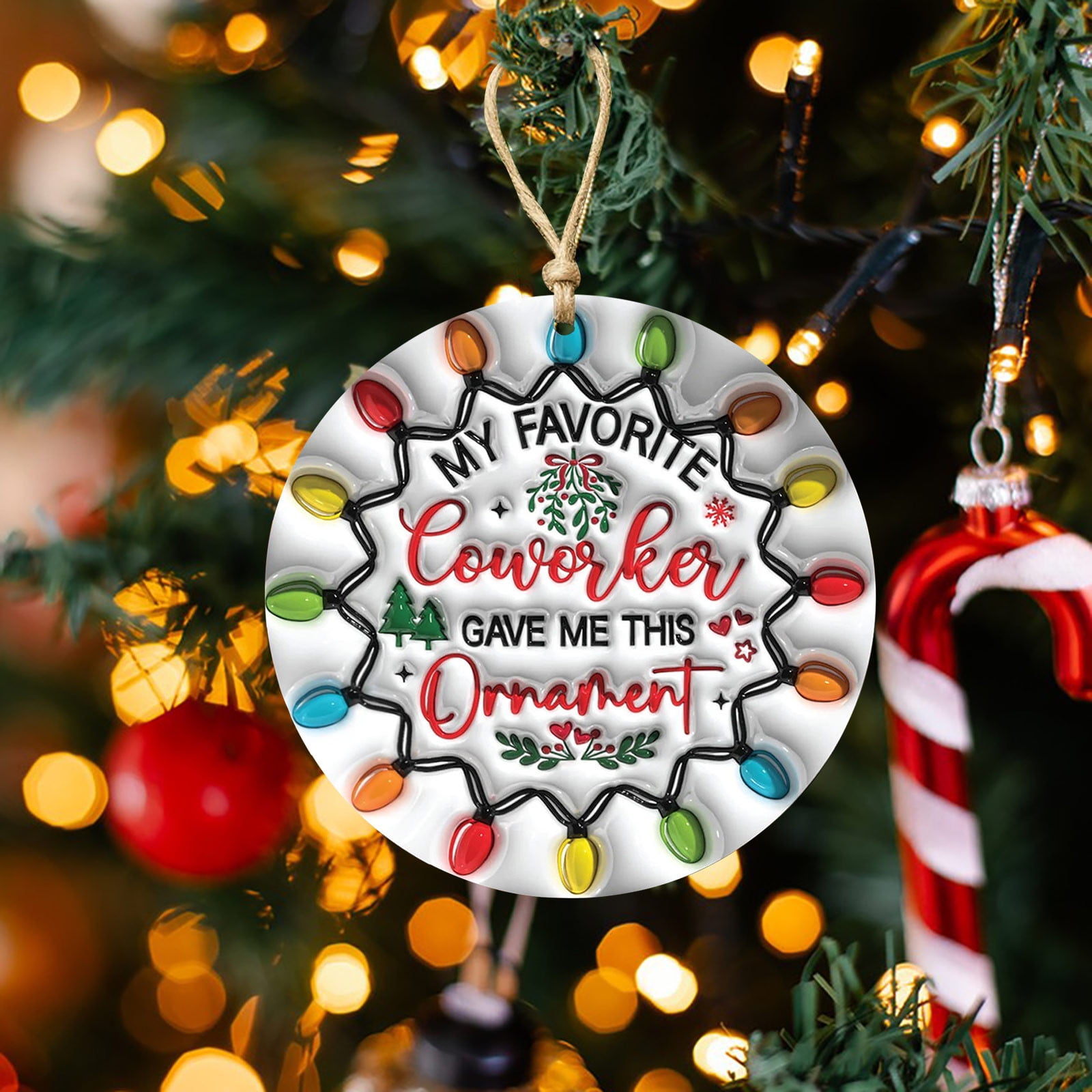 Qxpztk Christmas Ornaments 2024,Ornaments for Christmas Tree,Christmas