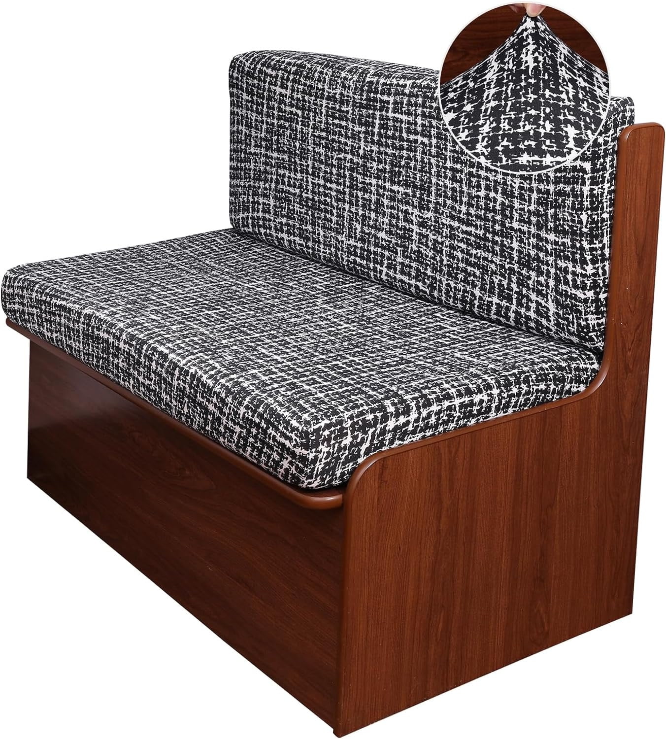 RV Dinette Kussenhoezen, Camper Kussen Slipcovers Camper Bench Cover RV Kussenhoezen Dinette Booth Stoelen 1/2 Sets(Color:#1,Size:2 Bench Cover 2 Backrest Cover