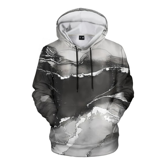Qyasdhnx Black Marble Stripe Sweatshirts for Youth Teenager