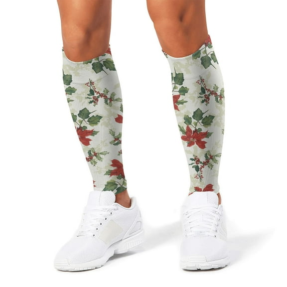 Qyasdhnx Red Flower Socks for Man (only One Pieces)
