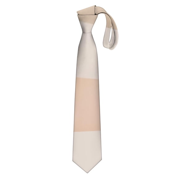Qyasdhnx Simple Pattern Neckties (beige) for Men Leader
