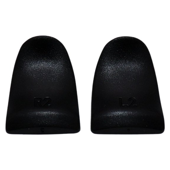 Qyaukm 2Pcs Ps5 Controller Trigger Extenders, R2 L2 Button Grips Longer Extension, Ergonomic Gamepad Handle, Gaming Accessories for Pro Players