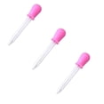 thumbnail image 1 of Qyaukm 3PCs 5ml Silicone Liquid Dropper, Graduated Medicine Pipette for Essential Oils, Tinctures & Crafting, Reusable Fine Tip Dispenser for Precise Liquid Transfer, Home Science Supply, 1 of 8