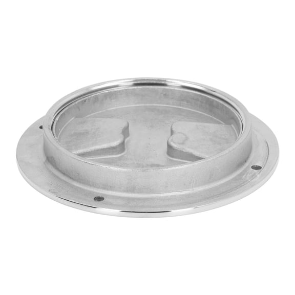 Qyaukm 4-Inch 316 Stainless Steel Marine Cabin Hatch Cover | Detachable Circular Inspection Plate, Pre-Drilled Countersunk Holes (Easy Installation), Fits Yachts/Rvs/Kayaks/Trucks/Ships