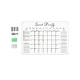 thumbnail image 1 of Qyaukm Acrylic Weekly Calendar Whiteboard for Wall, Small Clear Planner Dry Erase White Board for List, Kitchen, Planning, Memo, Reusable Weekly Daily to Do List Board 11.69*8.27'', 1 of 7