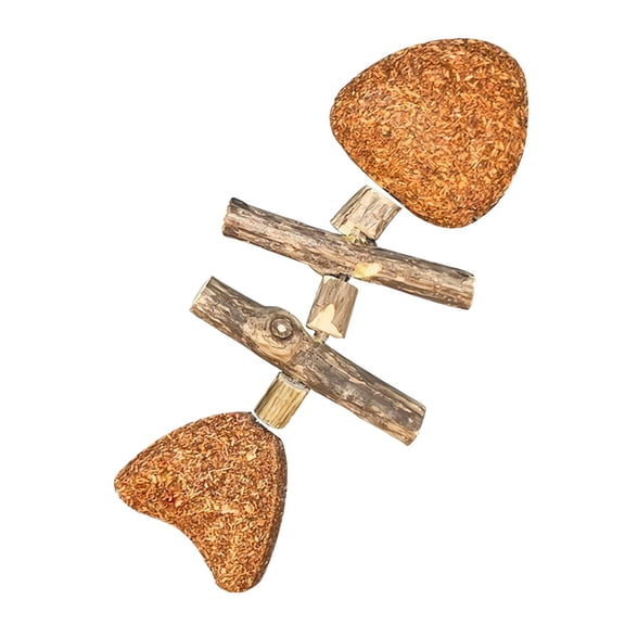 Qyaukm Creative Fish Bone Cat Toy,Purrident - Fix Your Cat’S Dental Health, Fishbone Shape Cat Teething, Wooden Catnip Teeth Cleaning Stick,Natural Fishbone Cat Dental Toy, Durable Tooth Care Tool