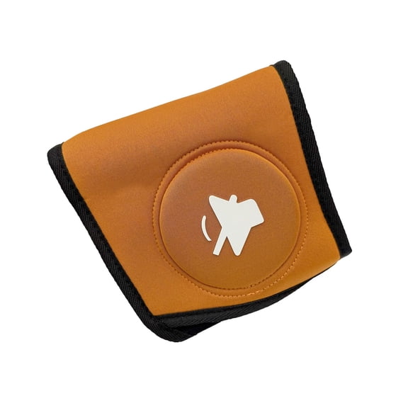 Qyaukm Dog Ear Muffs for Noise Cancelling, Adjustable Protection for Bathing, Grooming, Swimming, Travel, Concerts, Small Medium Dogs, Orange S