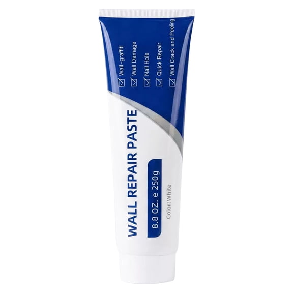 Qyaukm Fast-Drying Drywall Repair Paste, Ready-to-Use Spackle Filler for Wall Holes & Cracks, Indoor/Outdoor All-Purpose（Single Tube）
