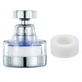 thumbnail image 1 of Qyaukm Faucet Water Filter 360° Rotating Purifier, Multi-Layer Filtration for Heavy Metal and Sediment, Universal Fit for Kitchen and Bathroom Sink Aerators, 1 of 9