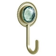 thumbnail image 1 of Qyaukm Heavy Duty Adhesive Hooks, Jeweled Wall Mount Hangers Hanging Coat Hooks Decorative Towel Hangers for Kitchen Bathroom - Blue-Green, 1 9Cm Diamond Traceless Adhesive Hook, 1 of 9