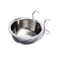 thumbnail image 1 of Qyaukm Kennel Water Bowl Hanging,Stainless Steel Puppy Bowls for Small Dog Cage,Kennel, Crate, Dog Crate Water Bowl Dish Feeder Food Holder No Spill - M Size, 1 of 8