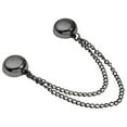 thumbnail image 1 of Qyaukm Magnetic Snap for Pants, No Sew Hem Stickers to Shorten Trousers, Strong Clip for Cuff & Sleeve Adjustment, Black Snap Fastener for Clothing, 1 of 9