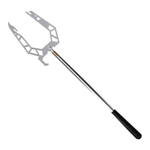 Qyaukm New Boat Hook Telescopic and Rope for Boat Hooks for Docking U''Shaped Multi Purpose Dock Hook Easy Threader Puller Tie Rope Hook Tool Super Strong Hook for Your Home and Outdoor