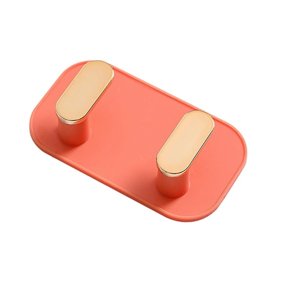 Qyaukm Seamless Shower Adhesive Hooks - Waterproof Shower Hooks for Robe/Clothes, No Drilling Or Installation Required Suitable for Bathroom Kitchen Hotel, 1 Hook