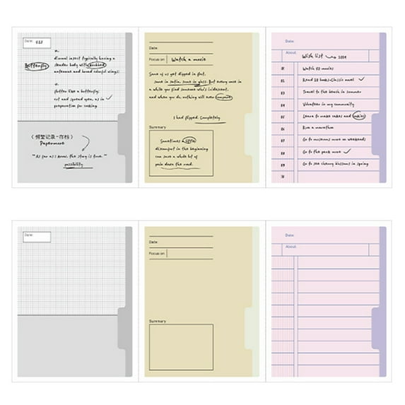 Qyaukm Vintage Aesthetic Scrapbook Paper Pack, Decorative Journaling Supplies for Diy Craft, Bullet Journal, Travel Scrapbooking, Retro Stickers for Planners, Notepad*1 Set