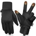 thumbnail image 1 of Qyaukm Winter Gloves for Youth, M Size Soft Warm Touchscreen Anti-Slip Gloves for Outdoor Play, Cycling, and Sports, with No-Lose Buckle, 1 of 8