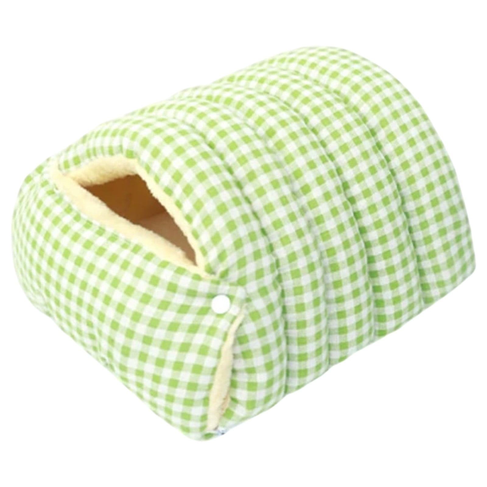 Qyaukm Winter Warm Cat Bed, Removable Washable Covered Enclosed Cat House with Anti-Slip Base, Cozy Igloo Style Pet Bed for Indoor Cats and Small Dogs