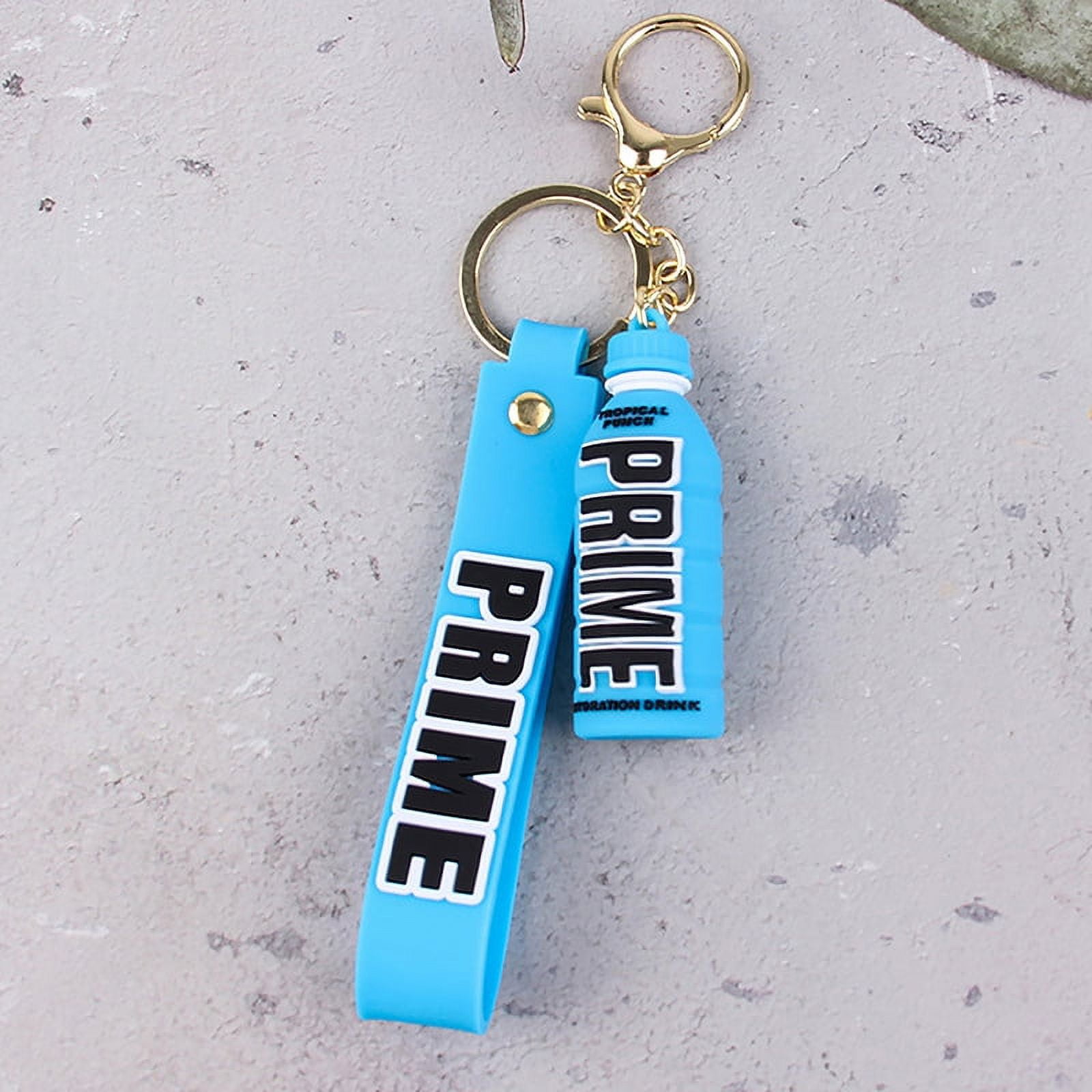 Qyiloy Fashion Prime Drink 3D Rubber Keychain Cute Bottle Key Chains