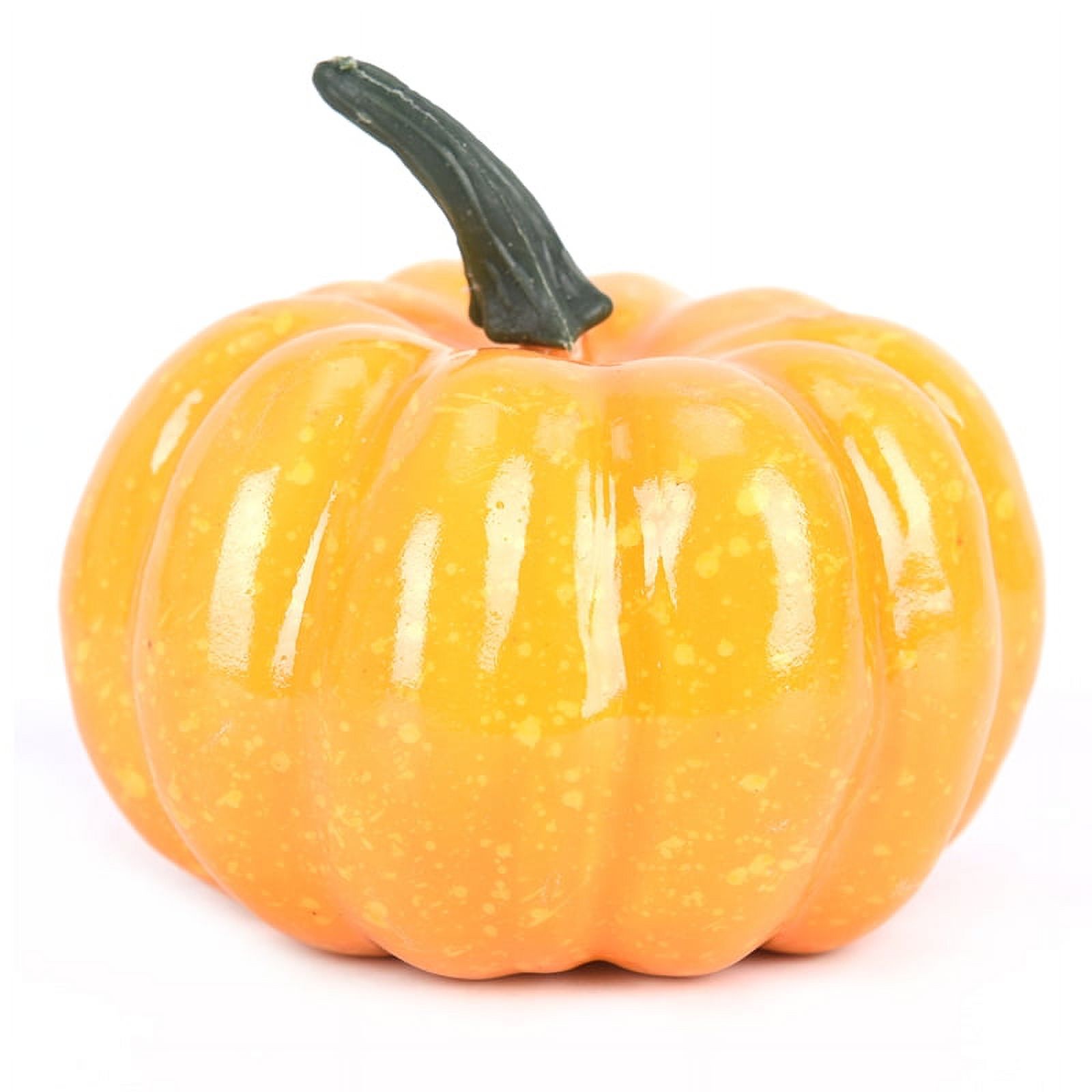 Qyiloy Realistic Lifelike Artificial Pumpkins Fake Display Food Decor