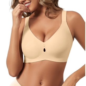 Just My Size 48D Satin Comfort Strap Wirefree Minimizer Bra
