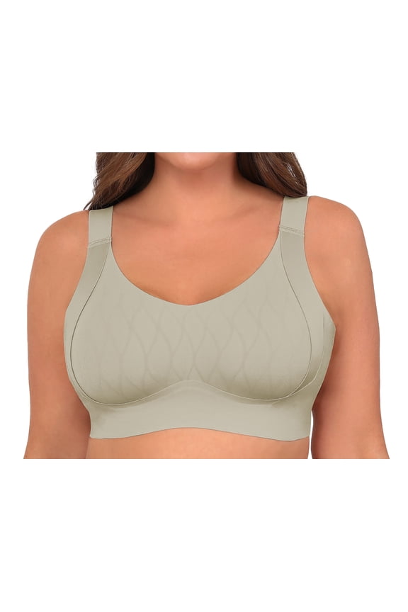 Plus Size Wireless Bras for Women Full Coverage Soft Wirefree Bras Comfort Everyday Bras