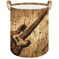 thumbnail image 1 of Qzaxky Kinds Of Guitar Musical Theme Laundry Basket Organizer Foldable Tall Large Laundry Basket Collapsible Folding Laundry Basket Dirty Clothes Fabric, 1 of 7