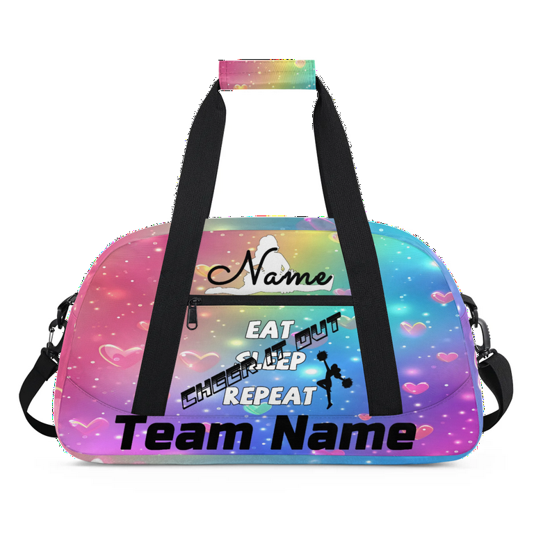 Qzaxky Personalized Dance Bag Gym Bag Custom Duffle Bag Large