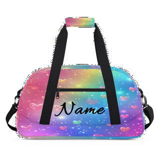 Green Camo Camouflage Personalized Kids Duffel Bags For