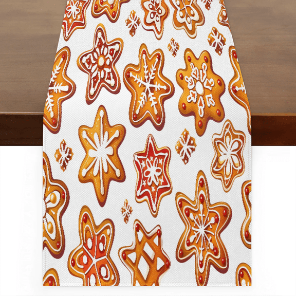 Qzaxky Table Runner Boho Table Runner Christmas Gnome Santa Claus Bohemian Boho Outdoor Table Runner Decoration for Indoor Outdoor Home Dinner Party Wedding Decor 13 x 90 Inch