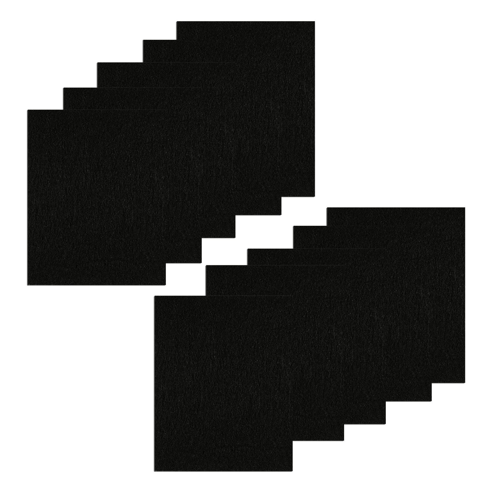 Qzbhct 10 Pack Activated Carbon Filters for Pureness F6 Zeloite Air Filter Cat Litter Box, 6" x